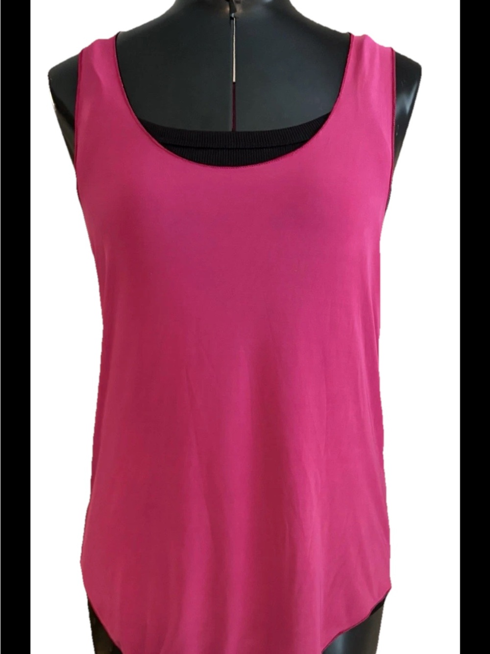Onzie Women Pink Active Tank One Size color magenta razorback soft comfortable